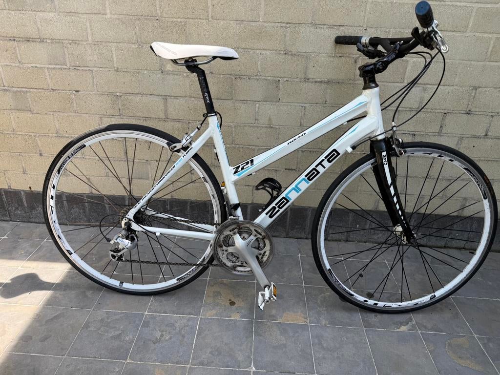 Unieke dames sportfiets Zanata, Fietsen en Brommers, 28 inch, Gebruikt, Velgrem, 15 tot 20 versnellingen