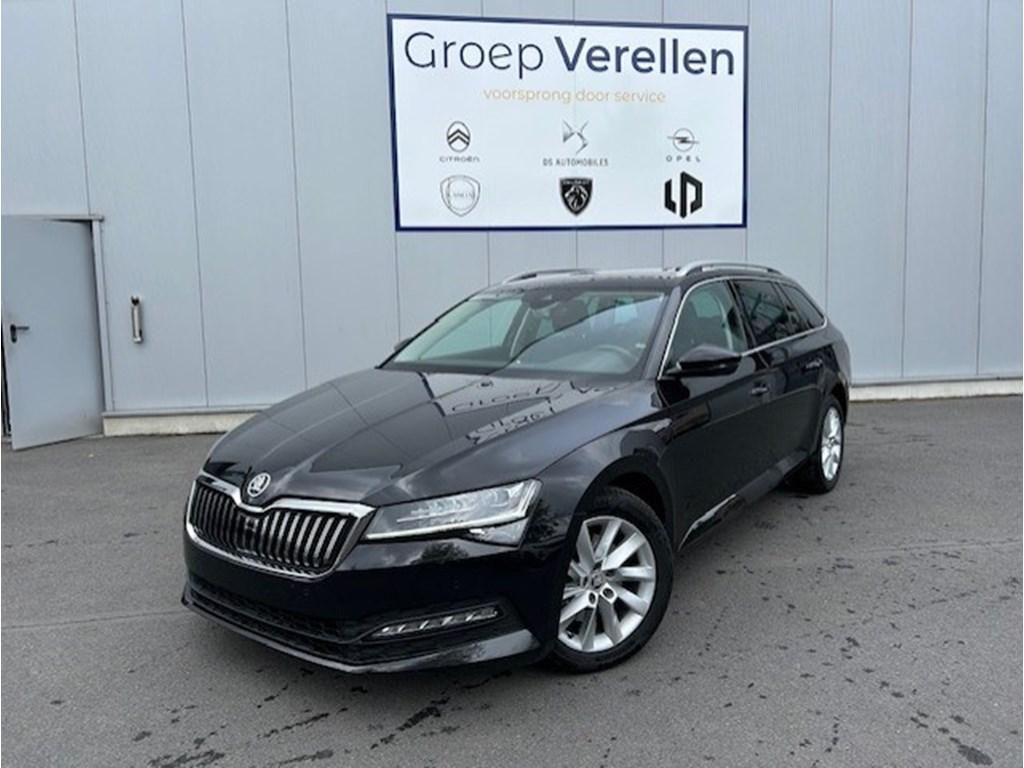 Skoda Superb TSI ACT Ambition, Euro 6, https://public.car-pass.be/vhr/c319f17b-6282-4fde-90f3-d05004e574d0, Zwart, Bedrijf