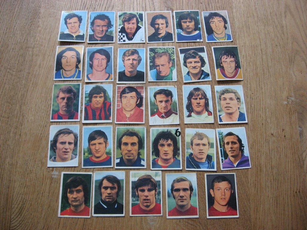1973-74 Vanderhout Chromos Kaartjes Voetbal, Ophalen of Verzenden, Nieuw, Poster, Plaatje of Sticker