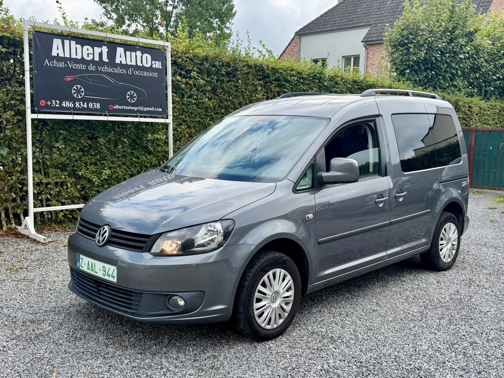 VW CADDY 1.6 TDI Diesel 75.KM. EURO 5. 7.Places. AC., Autos, Achat, 7 places, Autres couleurs, 5 portes