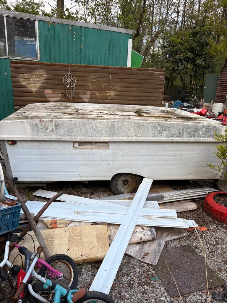Campingcar casita, Caravans en Kamperen, Vouwwagens, Ophalen, Beige, Tot en met 5