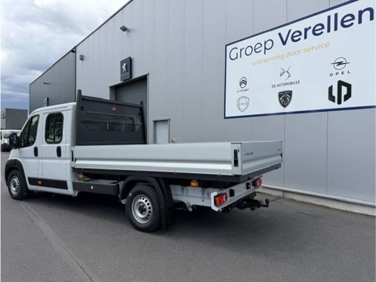 Citroen Jumper Open Laadbak Dubbele Cabine 2.2HDI 140pk, Auto's, 0 kg, 4 deurs, Zwart, Citroën