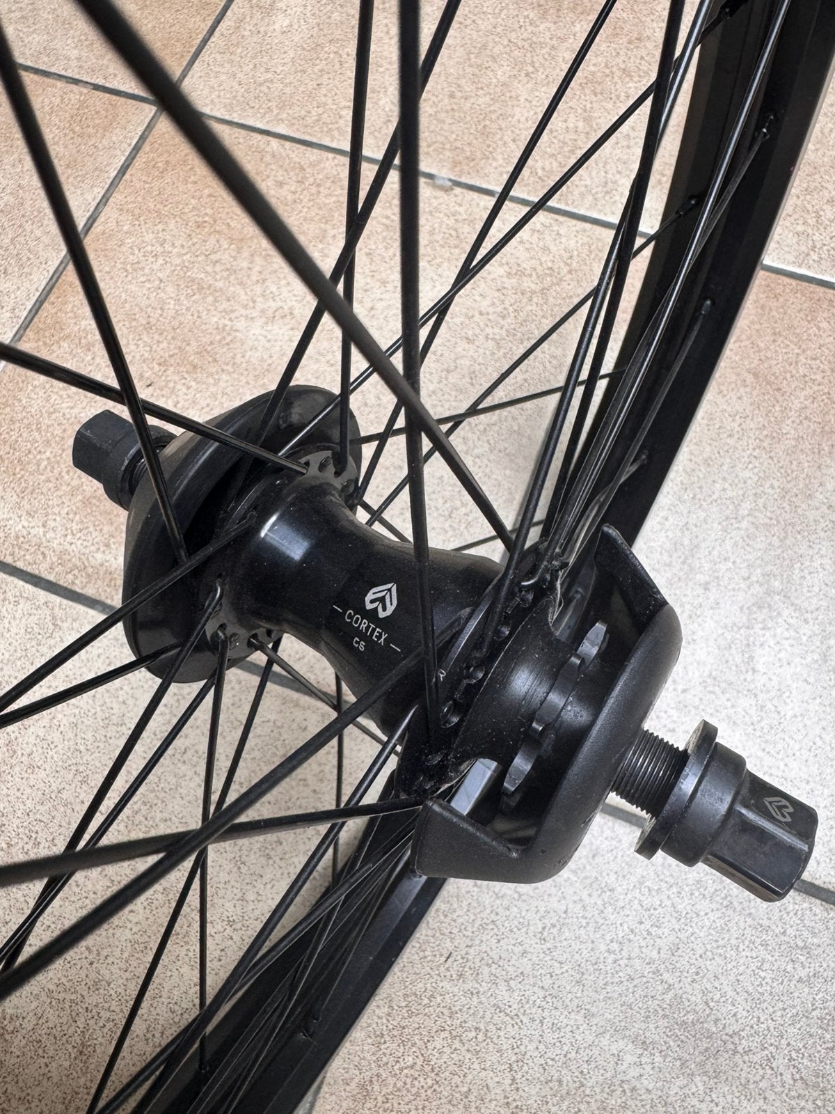 Roue arrière et bloc de direction pour BMX, Enlèvement ou Envoi, Comme neuf, BMX