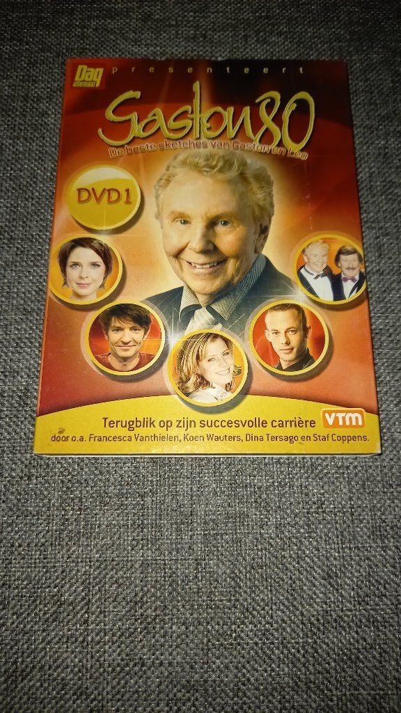 DVD Gaston 80, Ophalen of Verzenden, Gebruikt