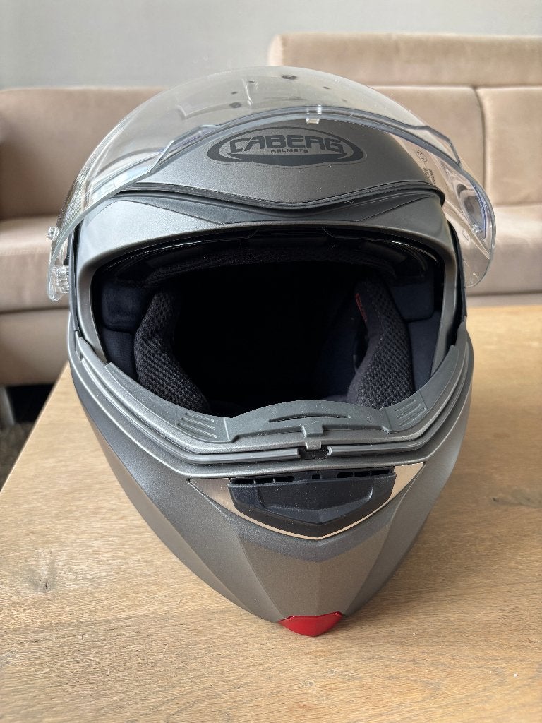 Caberg systeemhelm maat L - zo goed als nieuw, Motos, Vêtements | Casques de moto, Seconde main, Enlèvement ou Envoi, Casque système