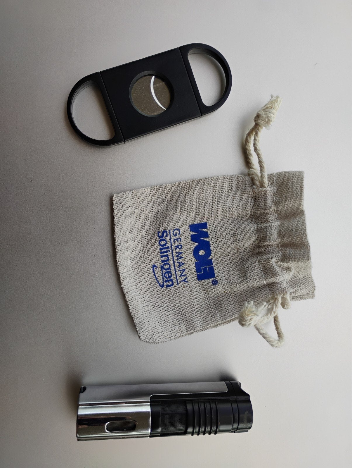 aansteker en sigarenknipper, Collections, Articles de fumeurs, Briquets & Boîtes d'allumettes, Envoi, Utilisé, Briquet