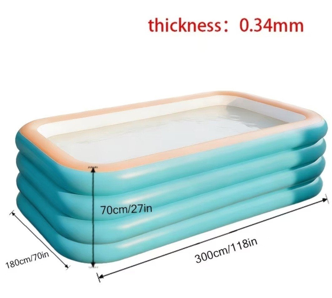 plastic zwembad, Ophalen