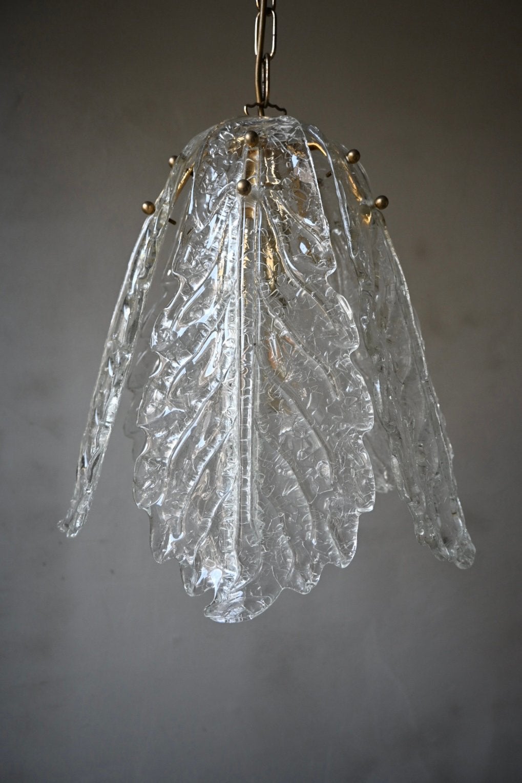 Italiaanse Sylcom Light, Murano Glass Kroonluchter, Huis en Inrichting, Ophalen, Zo goed als nieuw, Glas, Sylcom Light