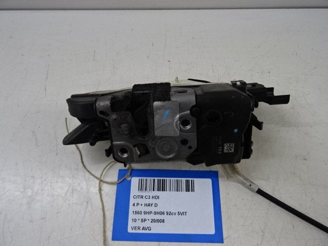 SERRURE DE PORTE AVANT GAUCHE Citroën C3 (SC), Autos : Pièces & Accessoires, Utilisé, Avant, Citroën