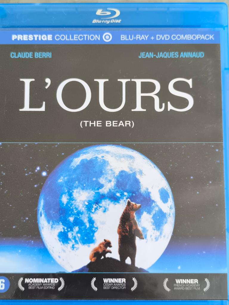 Blu-ray + DVD The Bear, Prestige collectie, Ophalen of Verzenden, Zo goed als nieuw