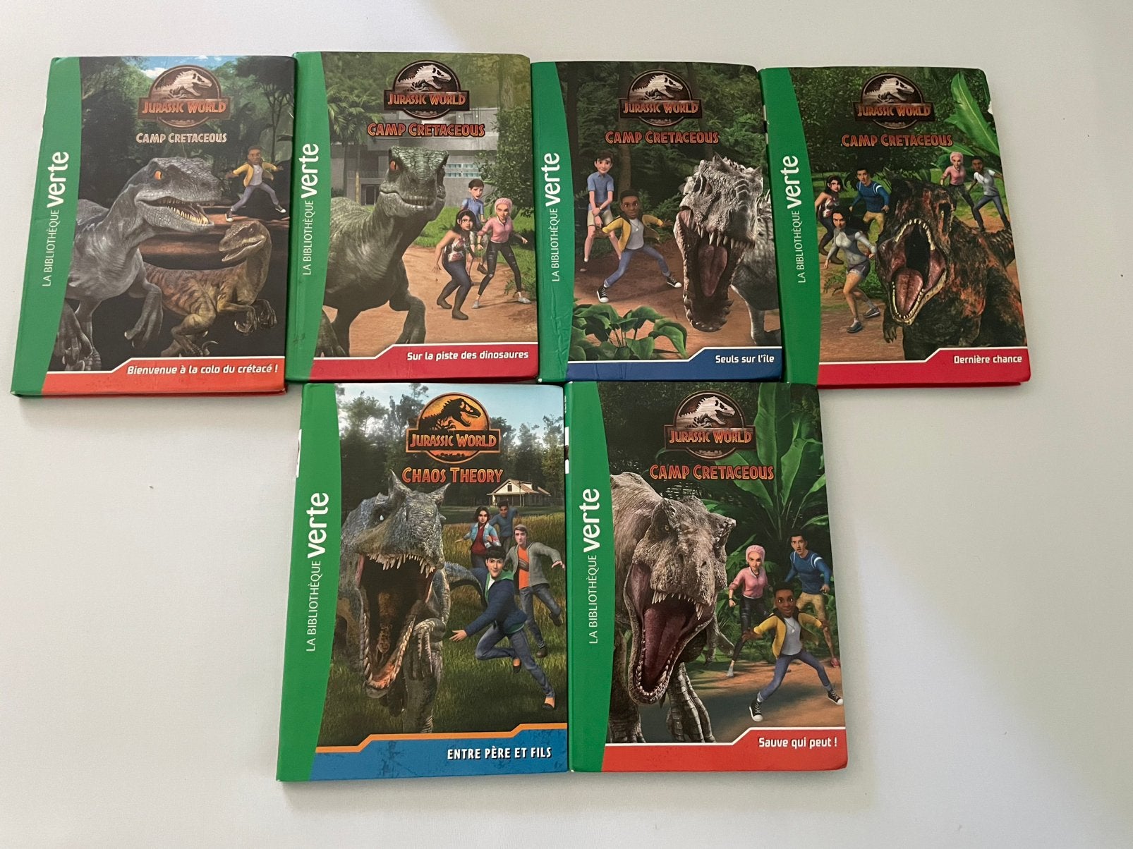6 Jurassic World-romans, Ophalen, Gelezen