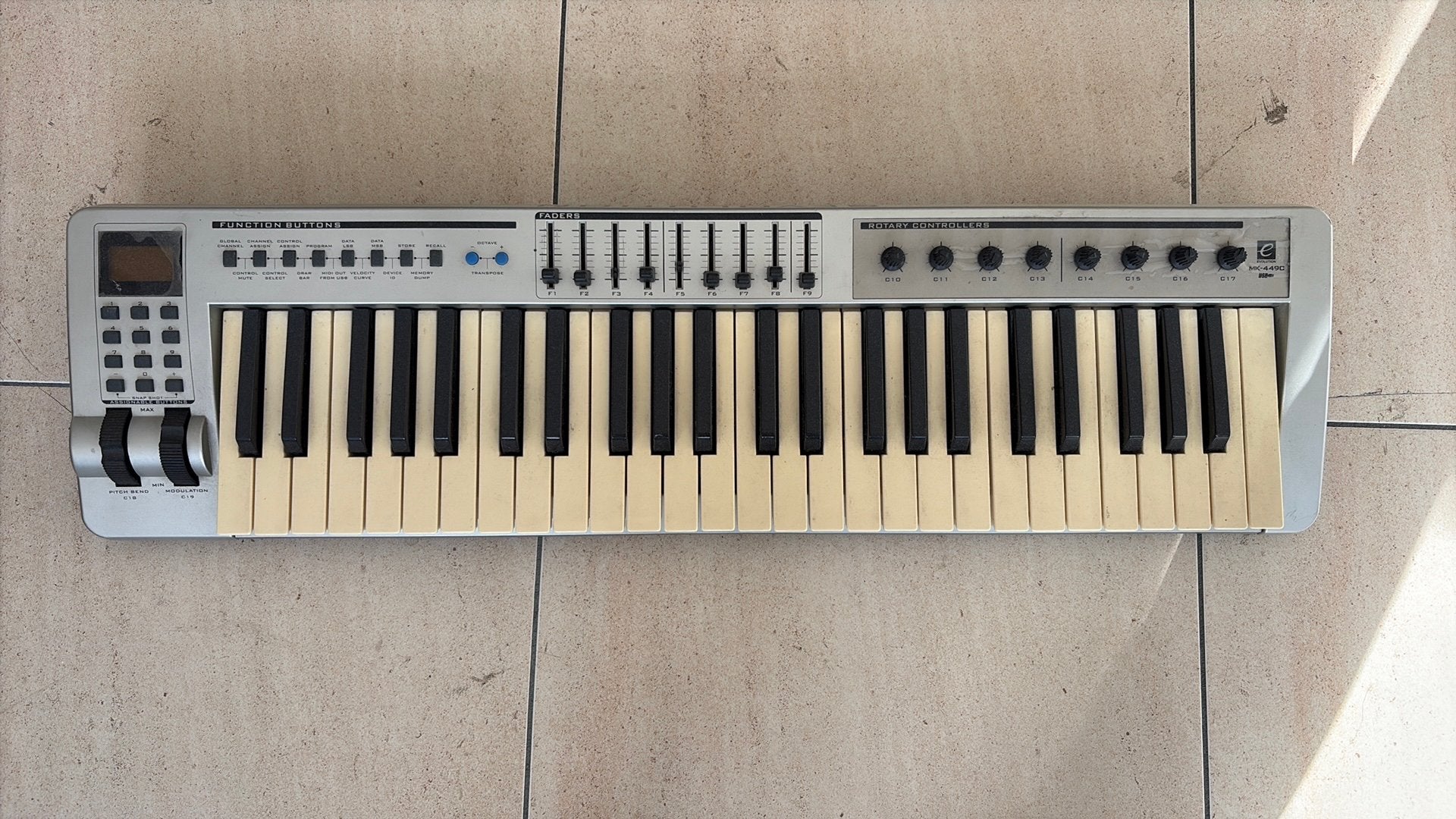 Evolution MK-449C midi keyboard, Muziek en Instrumenten, Ophalen, Gebruikt