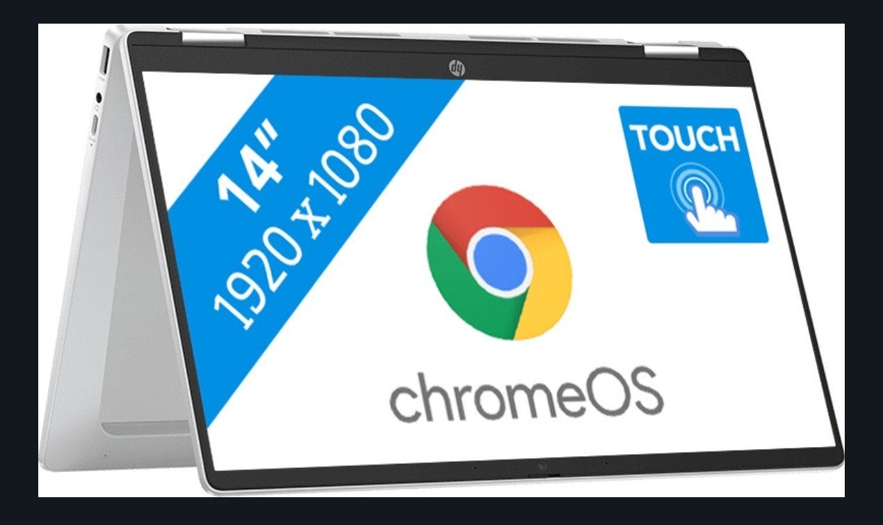 HP Chromebook te koop - zo goed als nieuw, 8 GB, Touchscreen, Ophalen of Verzenden, Zo goed als nieuw