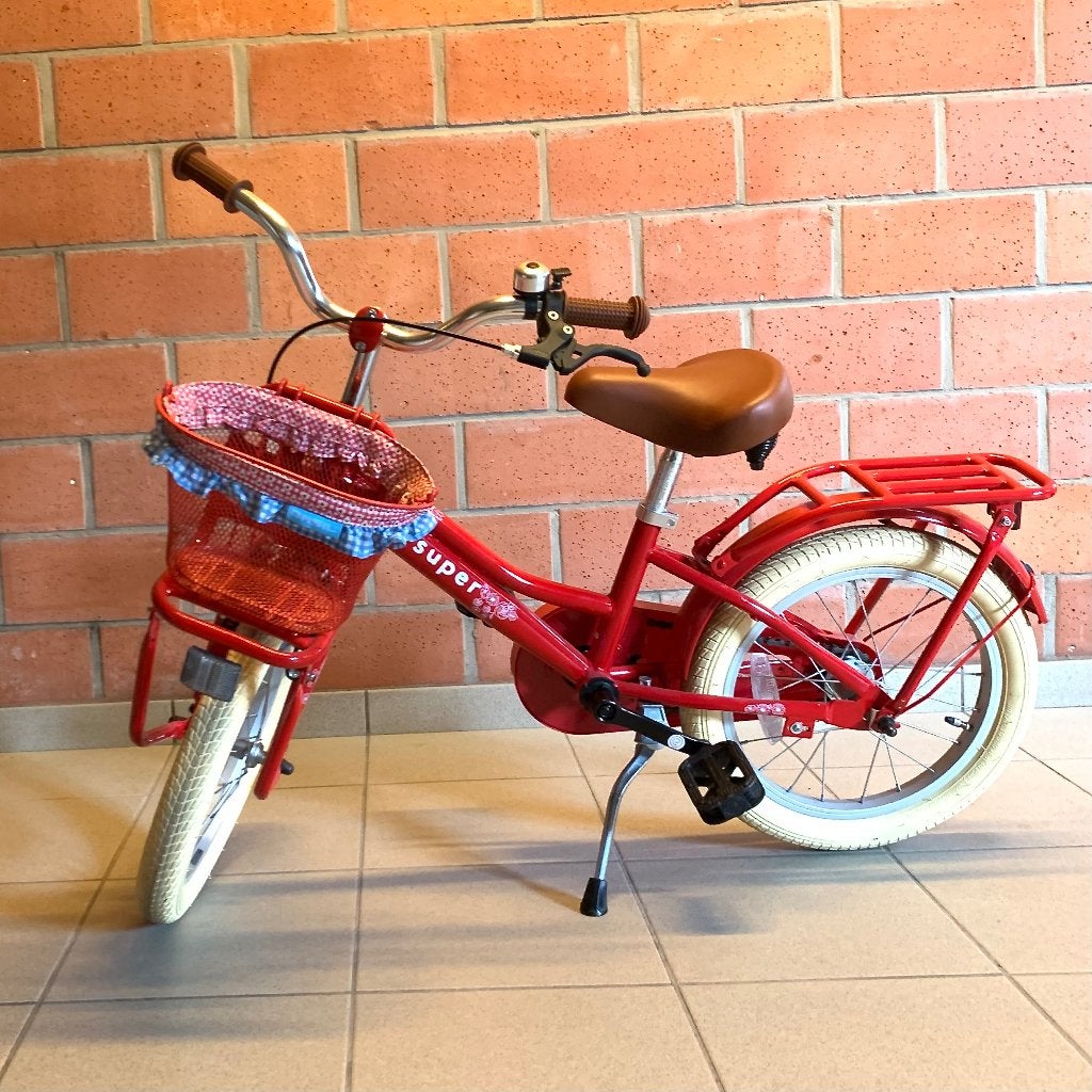 Kinderfiets van het merk Super Super, Ophalen, 16 tot 20 inch, Velgrem, Nieuw