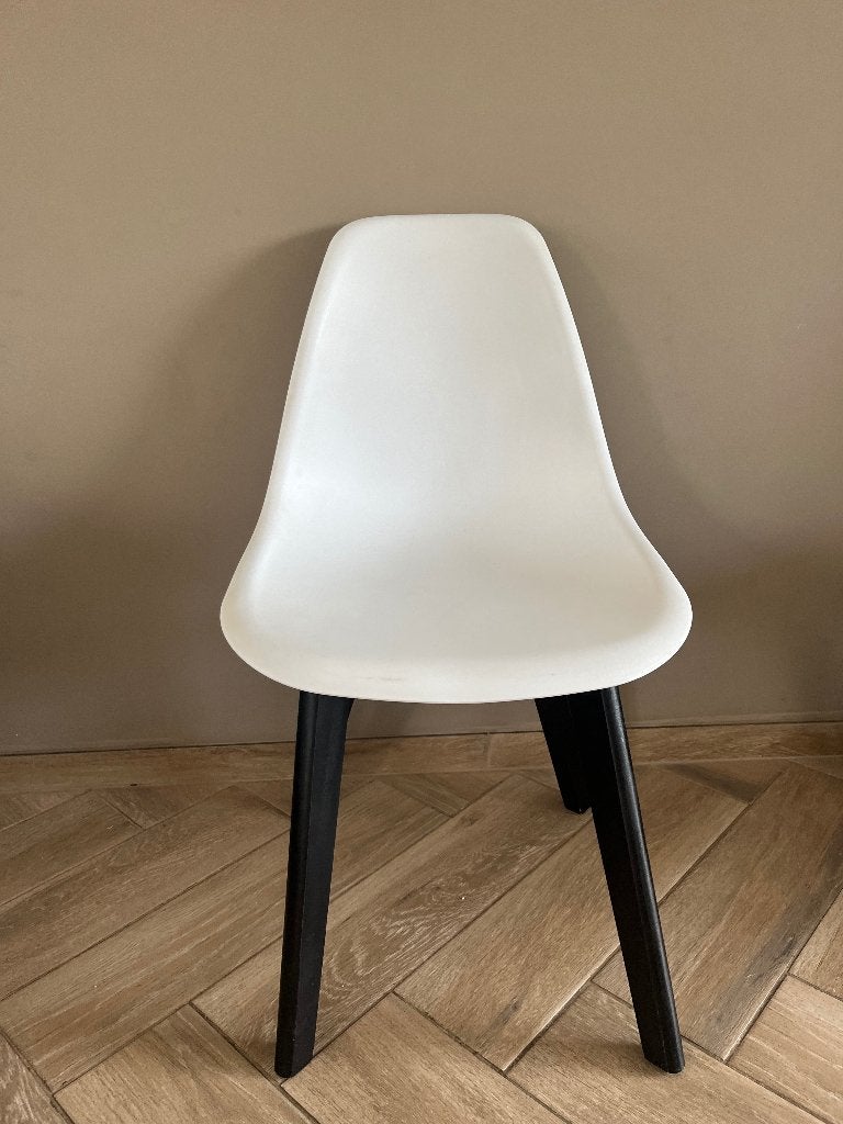 Eetkamerstoelen, Huis en Inrichting, Stoelen, Ophalen, Gebruikt, Wit, Vier