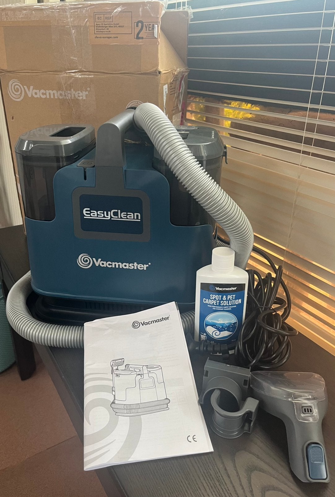 Vacmaster Easyclean Vlekkenreiniger, Verzenden, Zo goed als nieuw