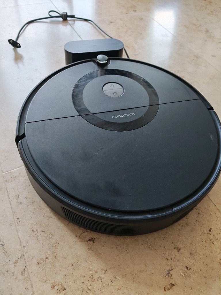 Roborock E5 met laadstation – met gebreken, Elektronische apparatuur, Ophalen, Overige merken, Gebruikt, Robotstofzuiger