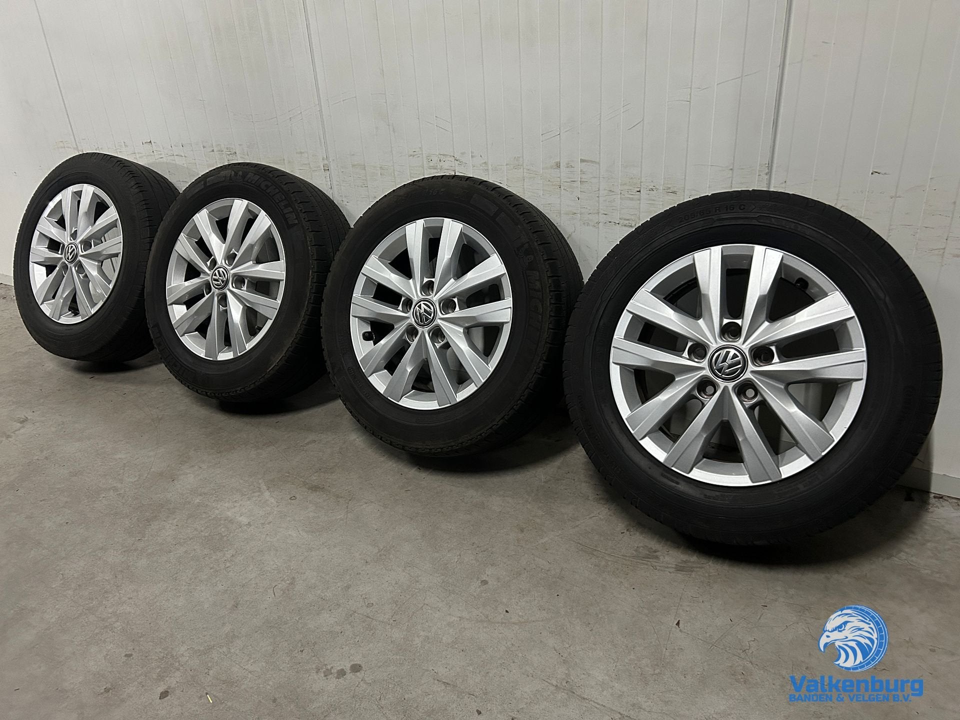 6-7mm! Originele VW Transporter T5 GP T6 T6.1 T7 Multivan Bu, Pneus et Jantes, 16 pouces, Pneus été, 205 mm