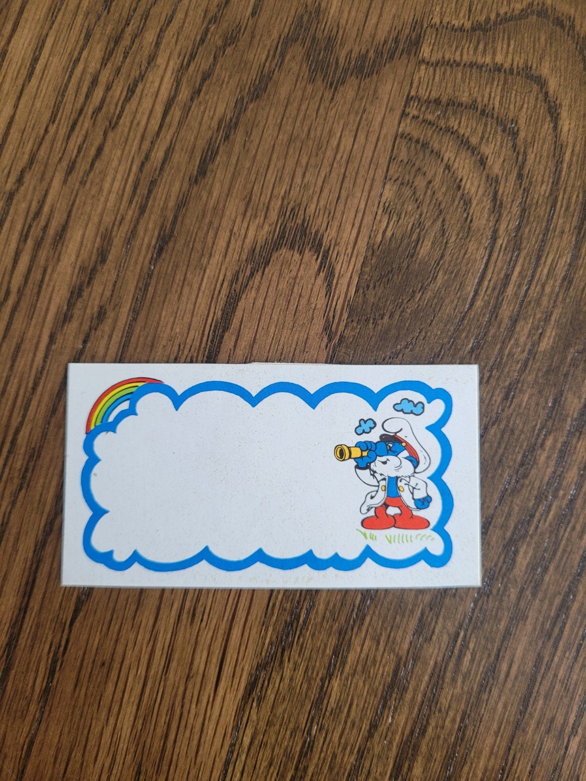 oude sticker de smurfen, Ophalen of Verzenden