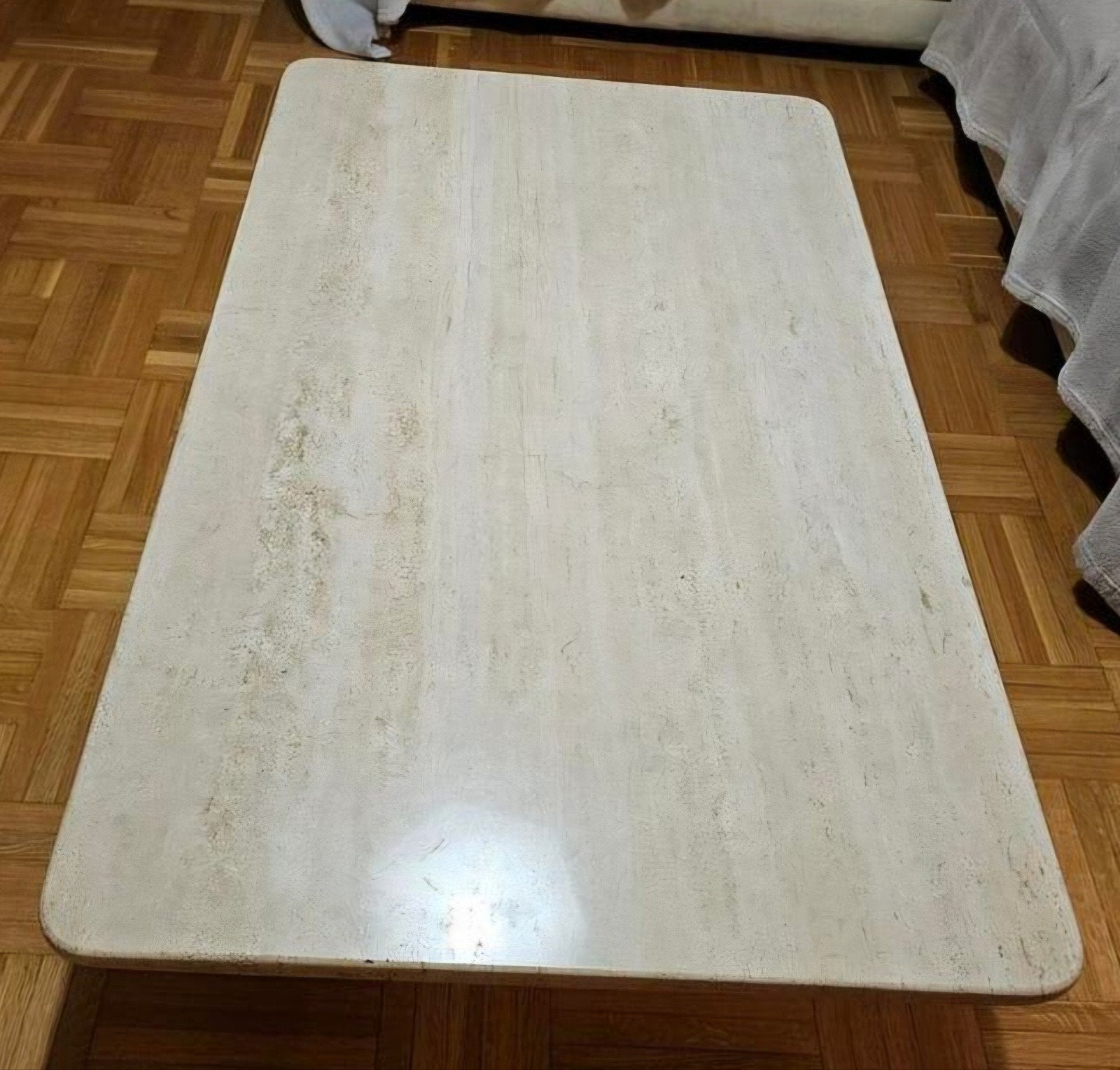 Table basse vintage en travertin italien des années 80, Enlèvement