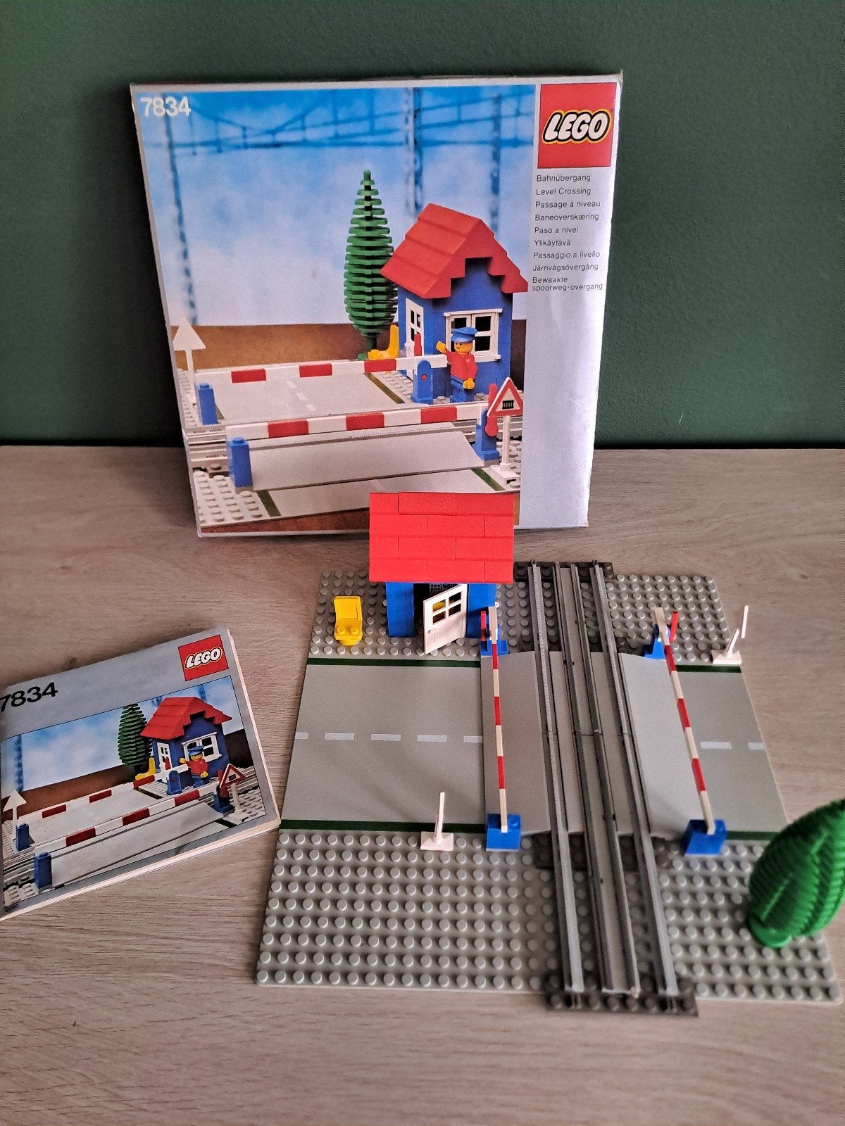 Vintage Lego 1980 7834 Level Train Crossing Manual, Enlèvement