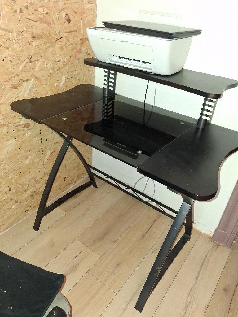 Bureau, Bureau d'ordinateur, Métal, Utilisé, IKEA