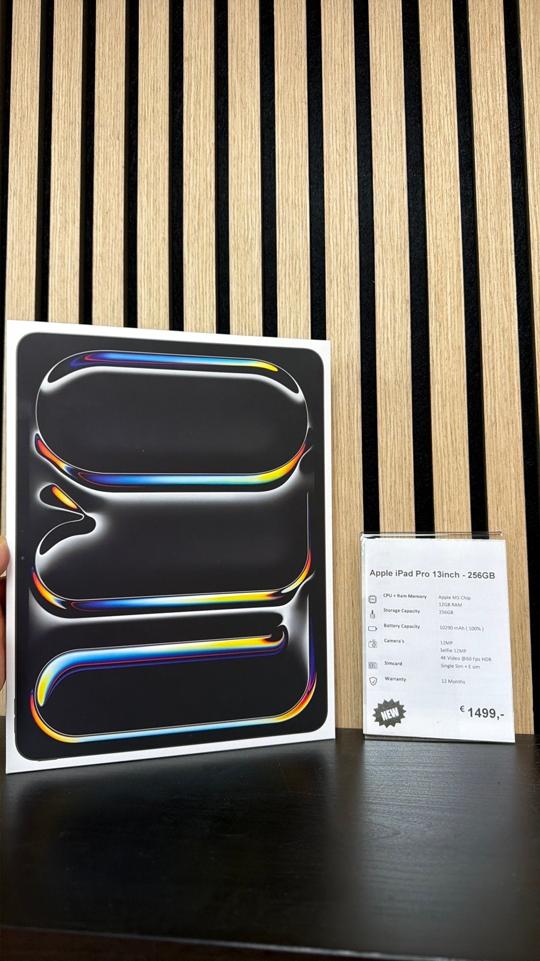 Apple Ipad Pro 13 pouces M5 avec garantie de 2 ans !, Informatique & Logiciels, Enlèvement ou Envoi, Comme neuf, Apple iPad, 256 GB
