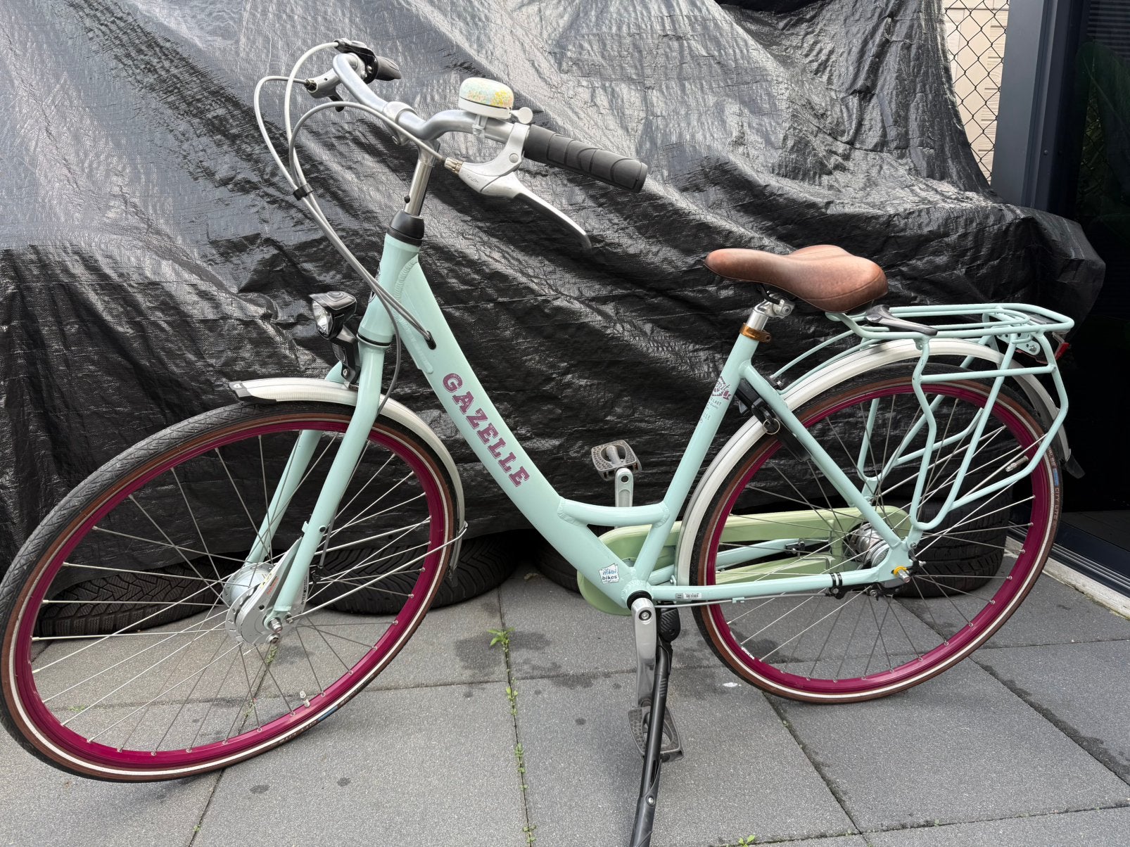 Gazelle Meiden / Damesfiets zgan Maat 49, Fietsen en Brommers, Ophalen, Zo goed als nieuw, Gazelle, Versnellingen