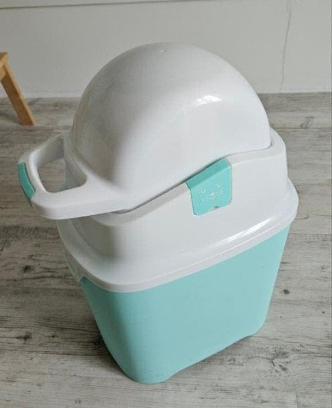 DiaperChamp ONE luieremmer mintgroen – reukdicht, Gebruikt, Luieremmer, Standaard, Ophalen