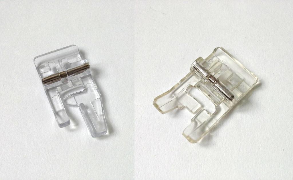 Lot de 2 pieds pour ourlets pour machine à coudre Singer, Ophalen, Gebruikt, Accessoires, Singer