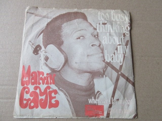 Marvin Gaye‎ — Waar ik mijn hoed ook neerleg, Gebruikt, Verzenden, Originele persing, 7 inch
