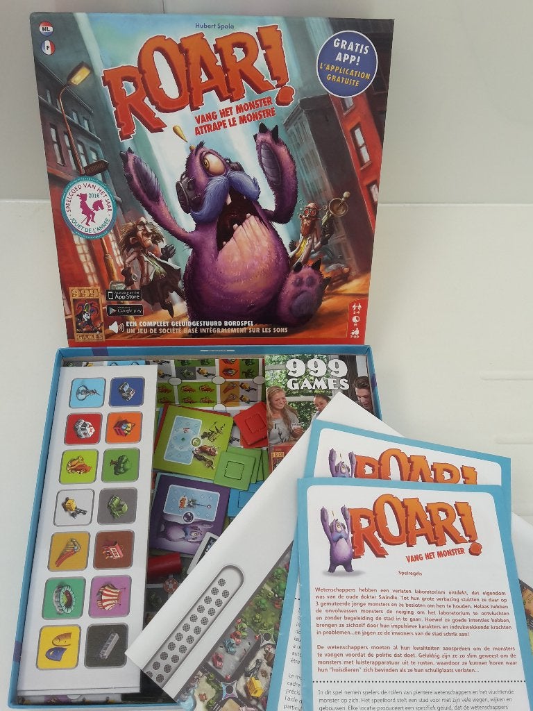 Nieuw spel Roar!, 2-4 spelers, 7+, 999, + 1 gratis promo, Hobby en Vrije tijd, Ophalen of Verzenden, Nieuw, 999 games