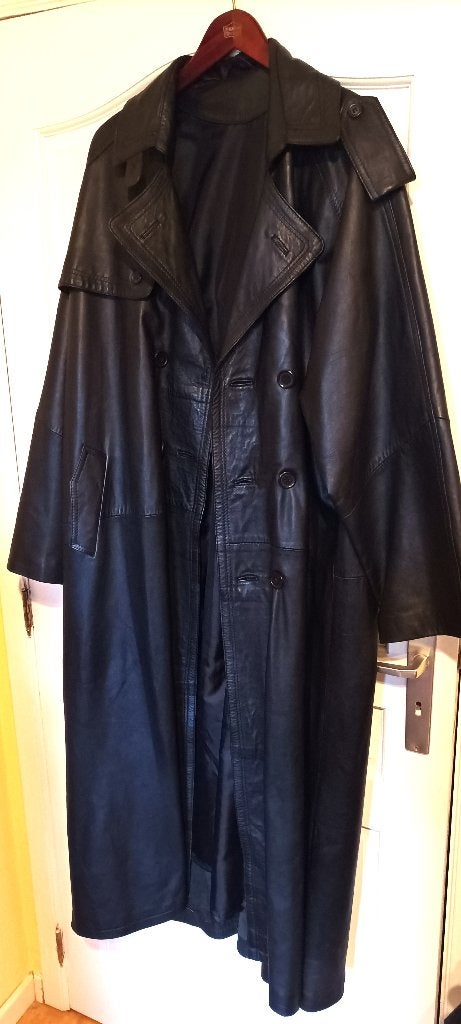 ZWARTE LEREN JAS, Sans marque, Zwart, Ophalen of Verzenden, Jas of Mantel