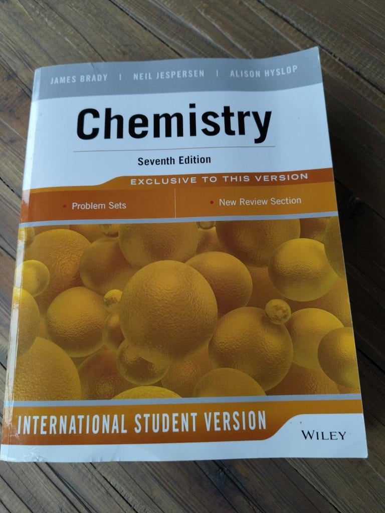 Boek Chemistry international student versie, Ophalen