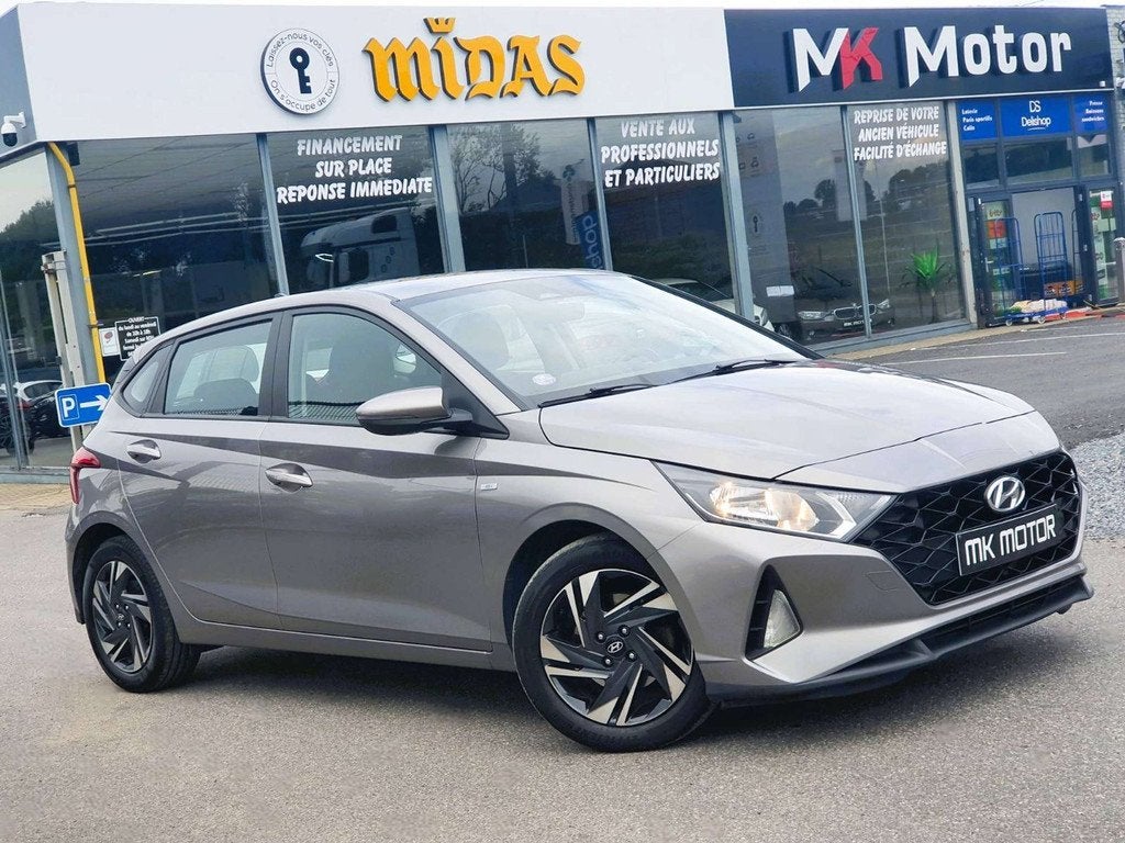 Hyundai i20 🟢1.0 T-GDi MHEV 101CV - GPS - CAMERA - 1ER PR, Voorwielaandrijving, Stof, Gebruikt, Euro 6