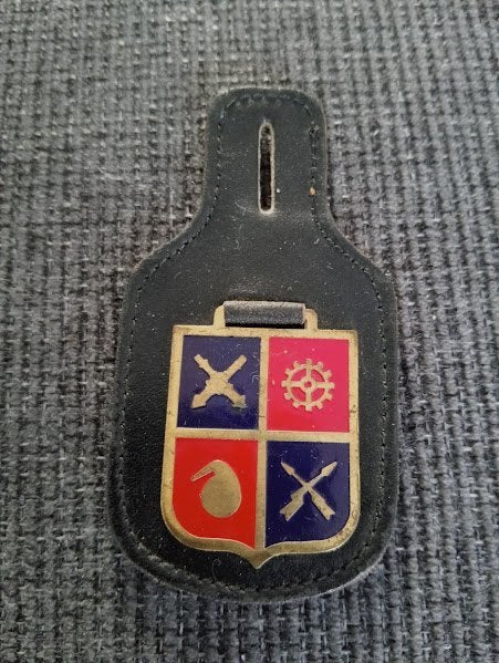Ancienne breloque A.B.L., Enlèvement ou Envoi, Armée de terre, Emblème ou Badge
