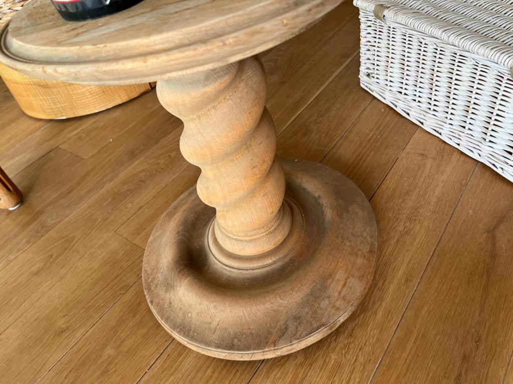 Houten bijzettafel, Huis en Inrichting, Woonaccessoires | Zuilen en Pilaren, Ophalen, Zo goed als nieuw