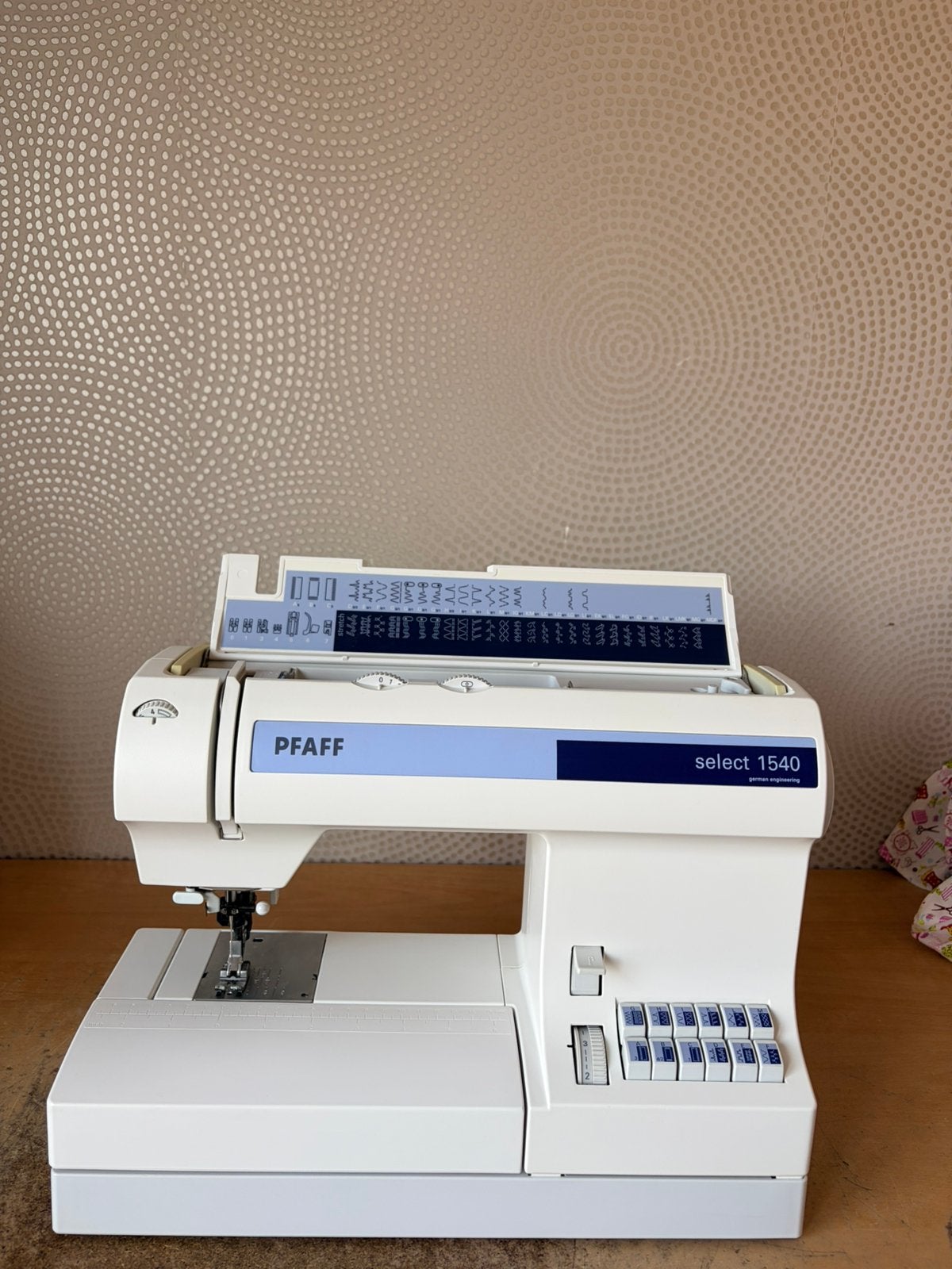NAAIMACHINE PFAFF SELECT 1540 MET IDT DUBBEL TRANSPORT, Hobby en Vrije tijd, Naaimachines en Toebehoren, Ophalen of Verzenden
