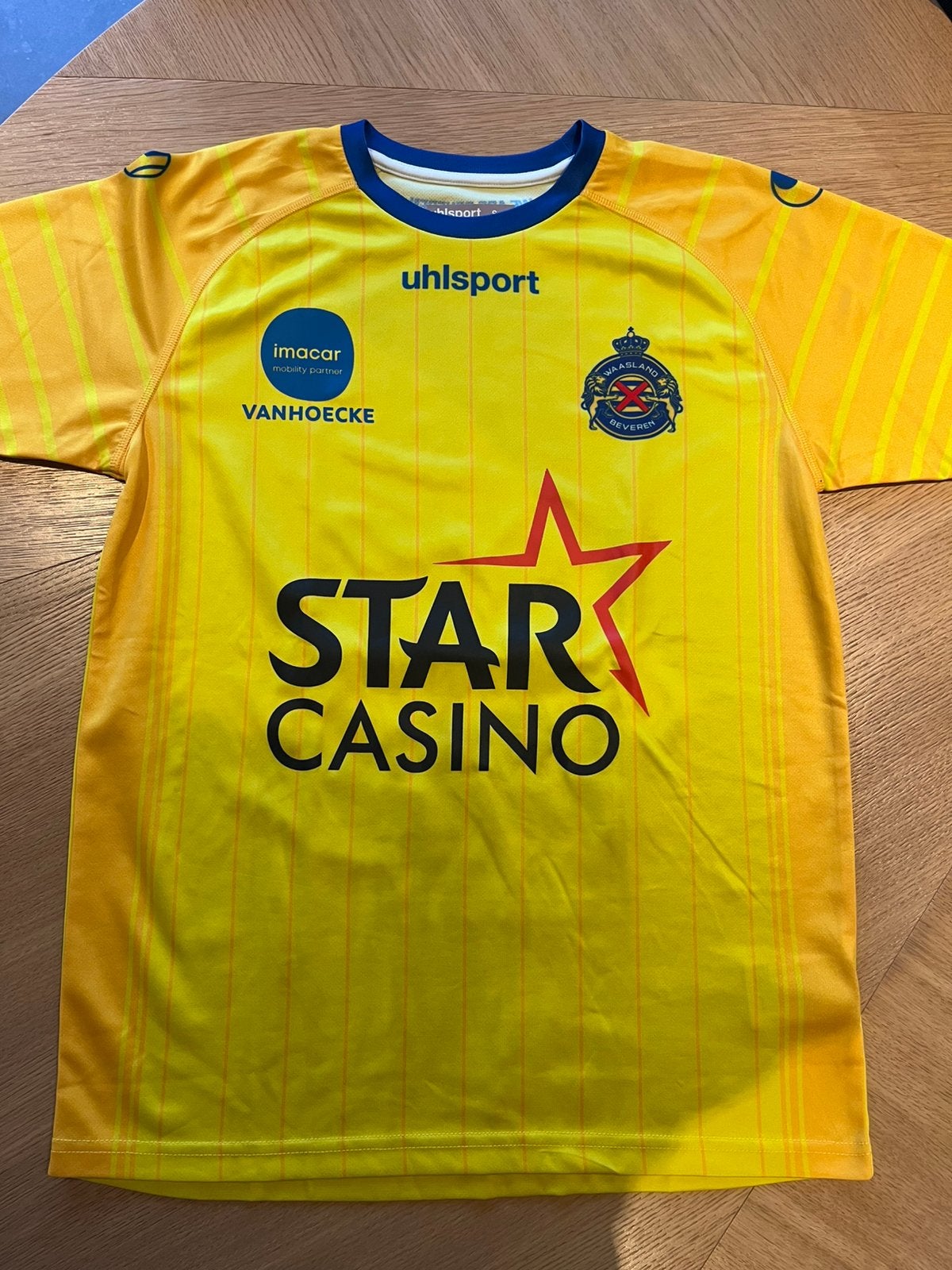 Waasland - Beveren - shirt Guillaume Gillet, Sport en Fitness, Voetbal, Maat S, Verzenden, Zo goed als nieuw, Shirt