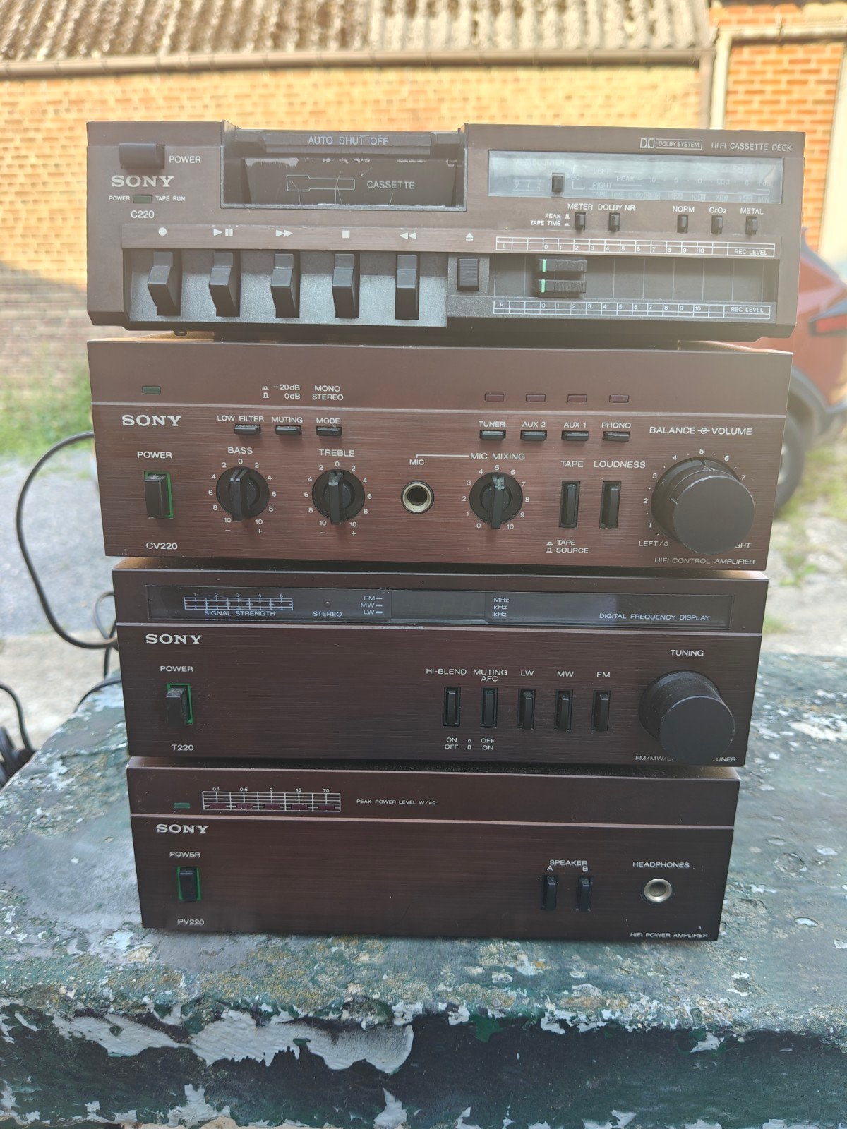 Zeldzame Sony miniset, Tuner of Radio, Gebruikt, Sony, Losse componenten