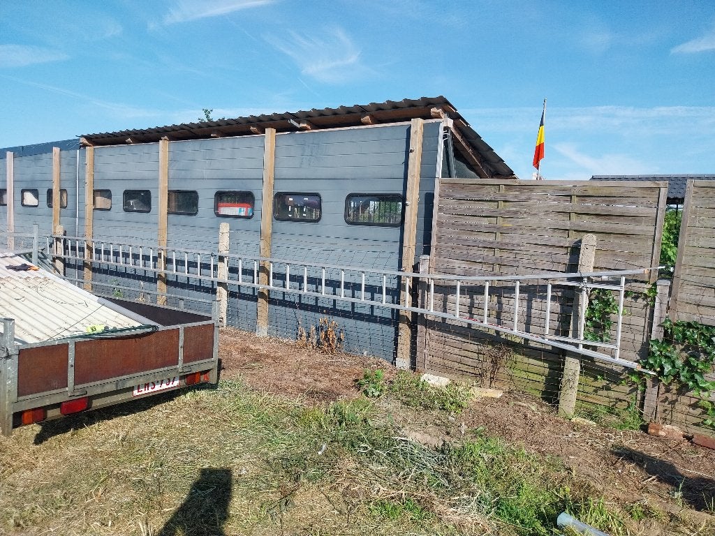 ladders in Aluminium, Ophalen, Zo goed als nieuw, Ladder, 4 meter of meer