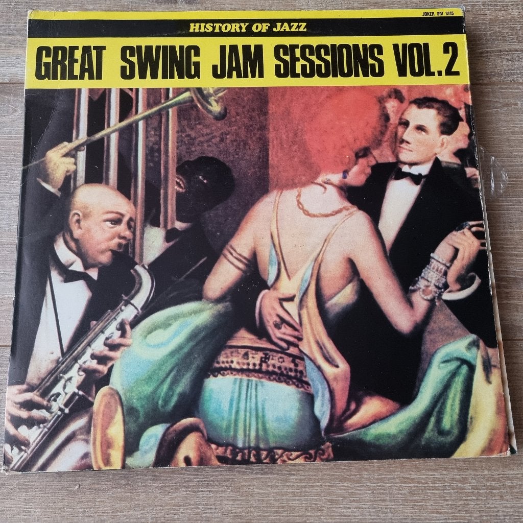 LP Various – Great Swing Jam Sessions Vol. 2, CD & DVD, Enlèvement ou Envoi, Utilisé, Jazz et Blues, LP