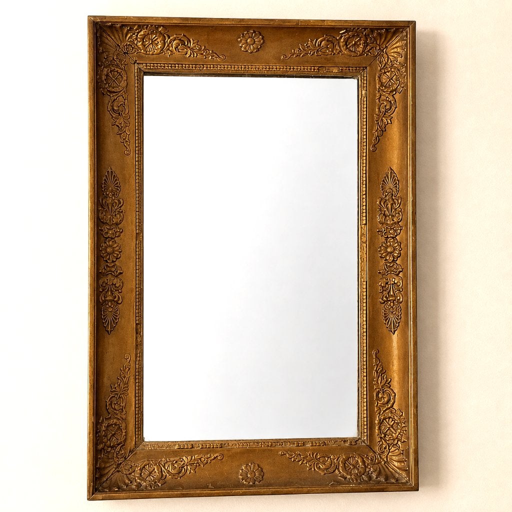 Gouden barok lijst/Louis XVI 🪞 vintage (56 x 28 x 5 cm), Ophalen, Rechthoekig, Minder dan 50 cm, Minder dan 100 cm