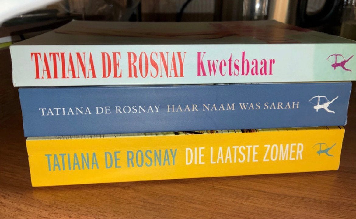 3 boeken van Tatiana de Rosnay, in hele goede staat., Boeken, Ophalen of Verzenden