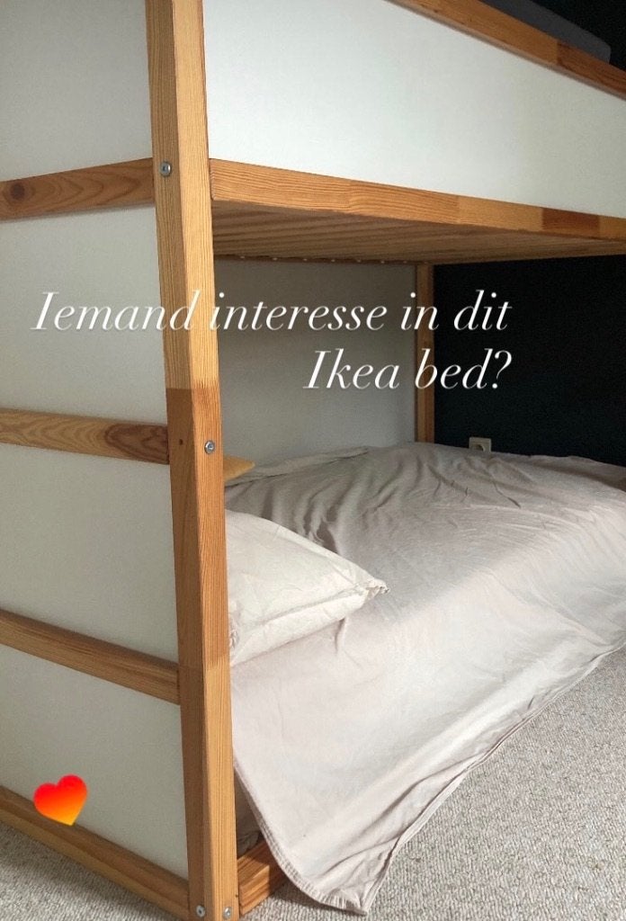 Stapelbed Ikea, Ophalen, Zo goed als nieuw, Eenpersoons, Stapelbed