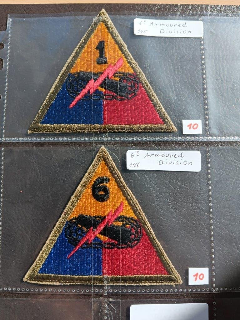 us ww2 patches, Ophalen of Verzenden