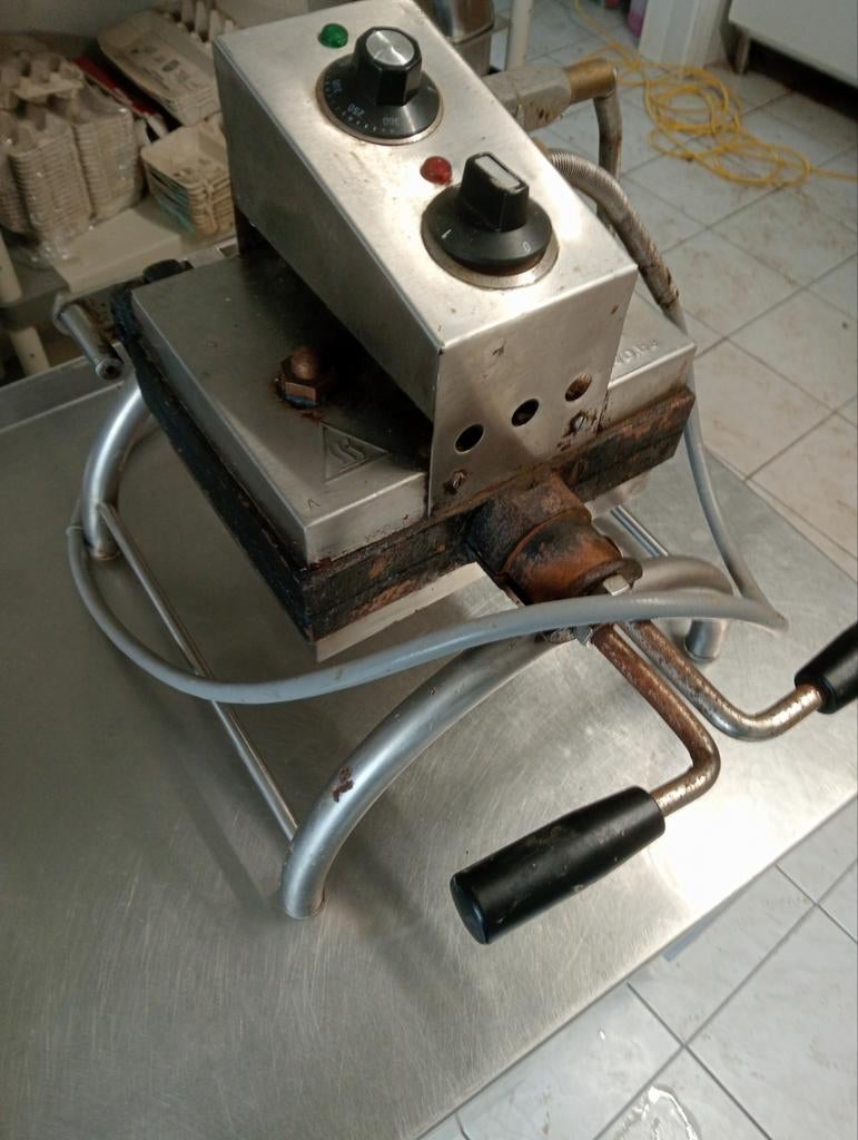 Professionele luikse wafel ijzer, Ophalen, Gebruikt, Bakkerij en Slagerij