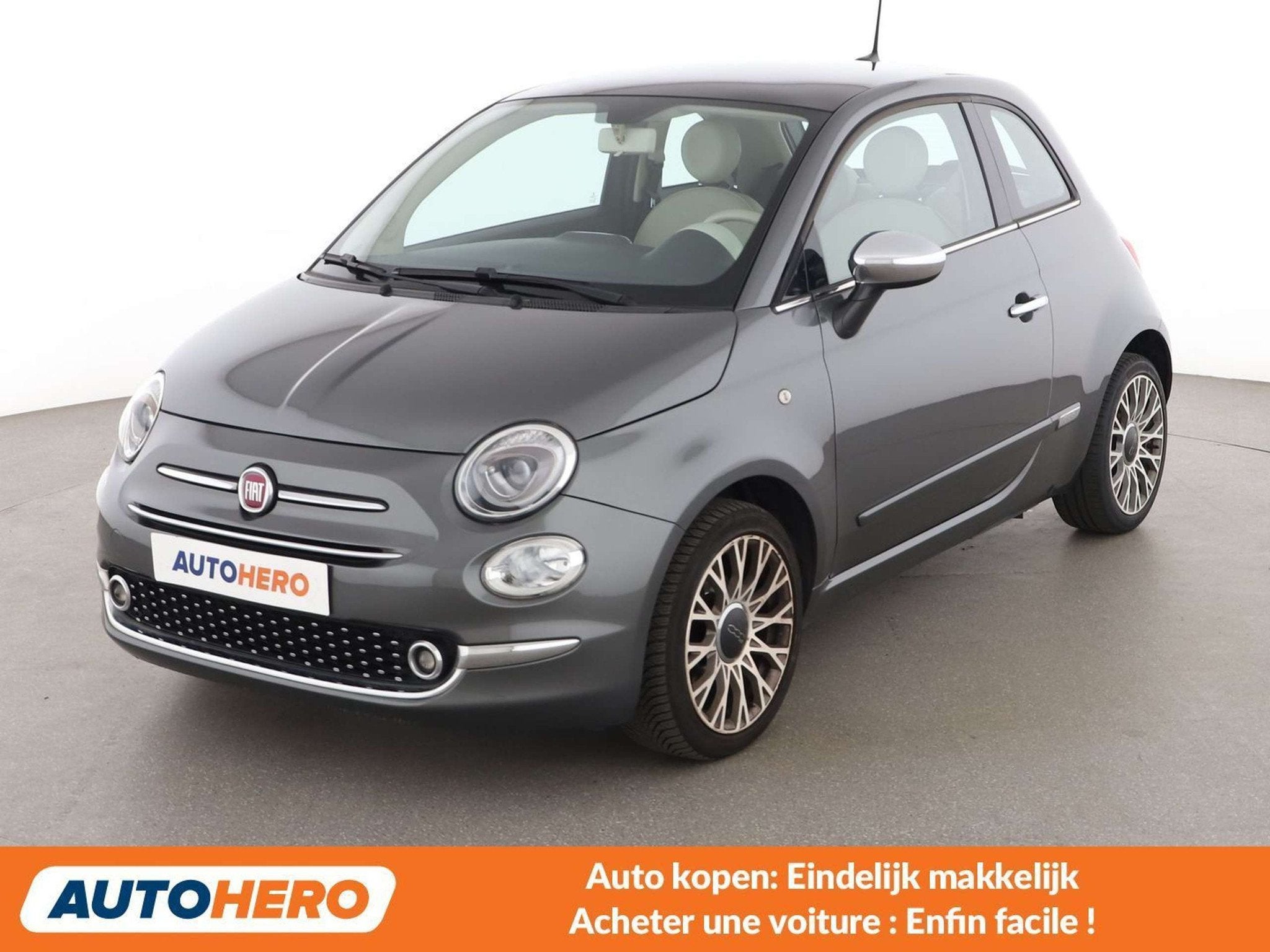 Fiat 500 1.2 Lounge (bj 2016), Voorwielaandrijving, 4 zetels, Stof, Gebruikt