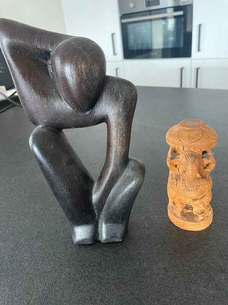 Houten modern snijwerk, Ophalen, Modern