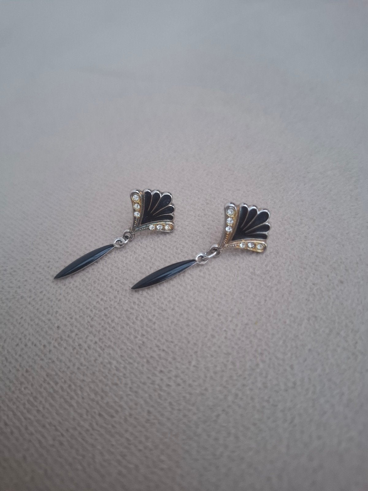 oorbellen fantasie, Bijoux, Sacs & Beauté, Enlèvement, Noir, Argent